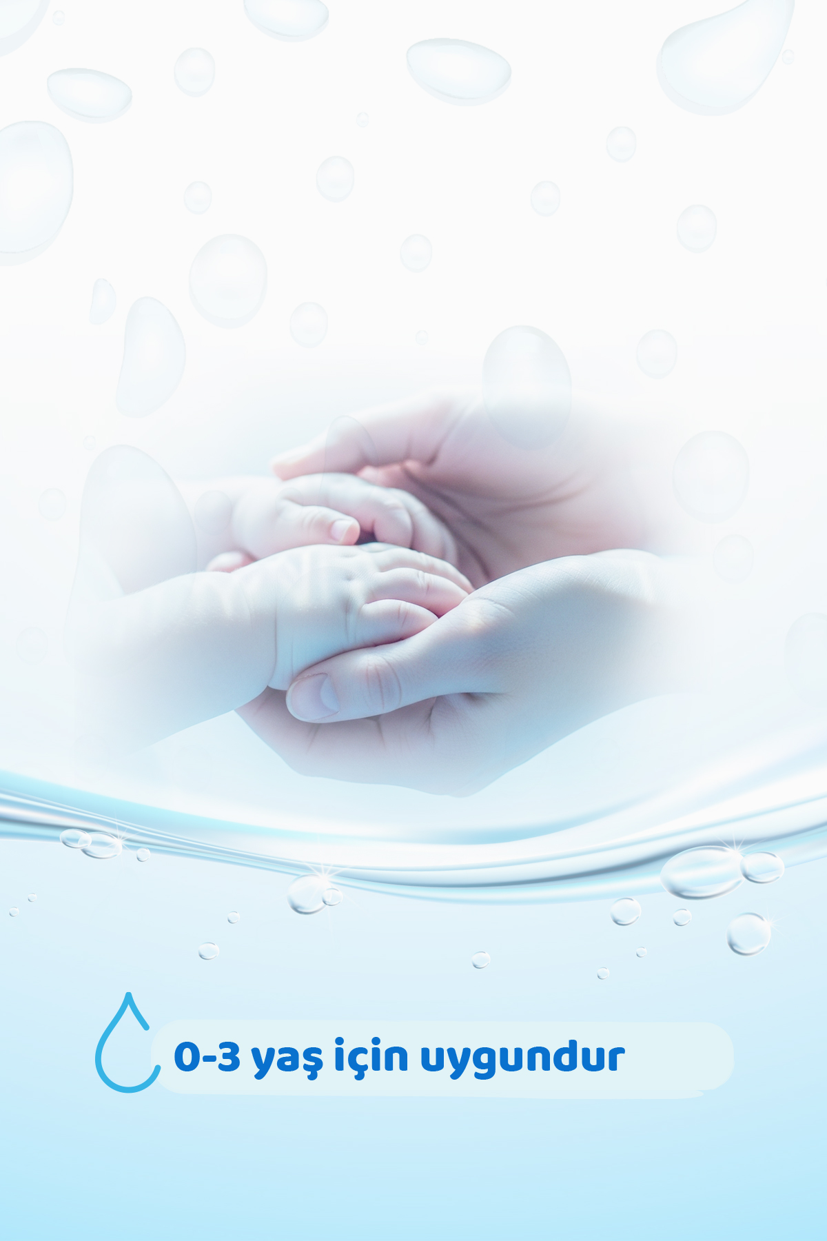 Giggles Pure Water Bebek Islak Havlusu %99 Saf Su Mendil 1 paket 50 Adet