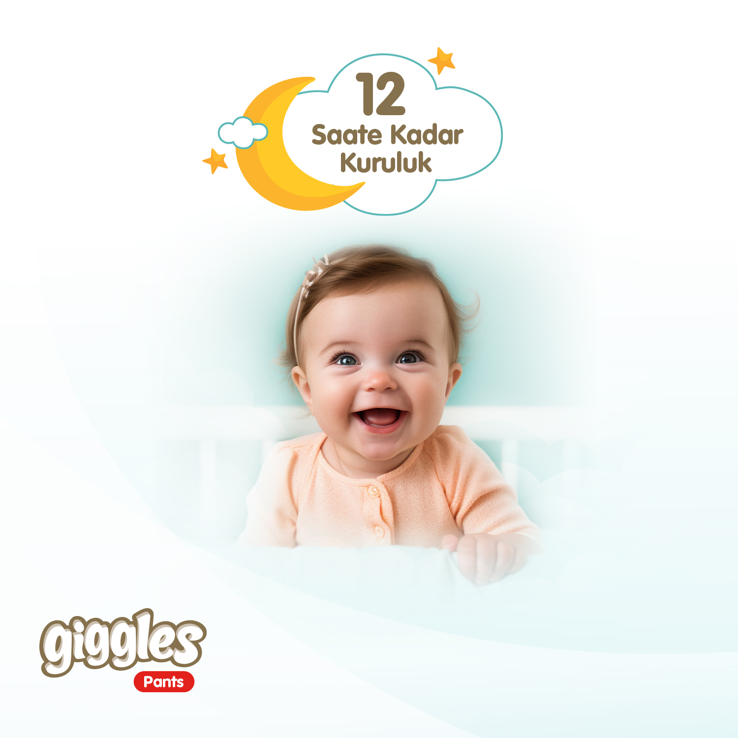Giggles Pants Külotlu Bebek Bezi 3 Numara Midi 102 Adet