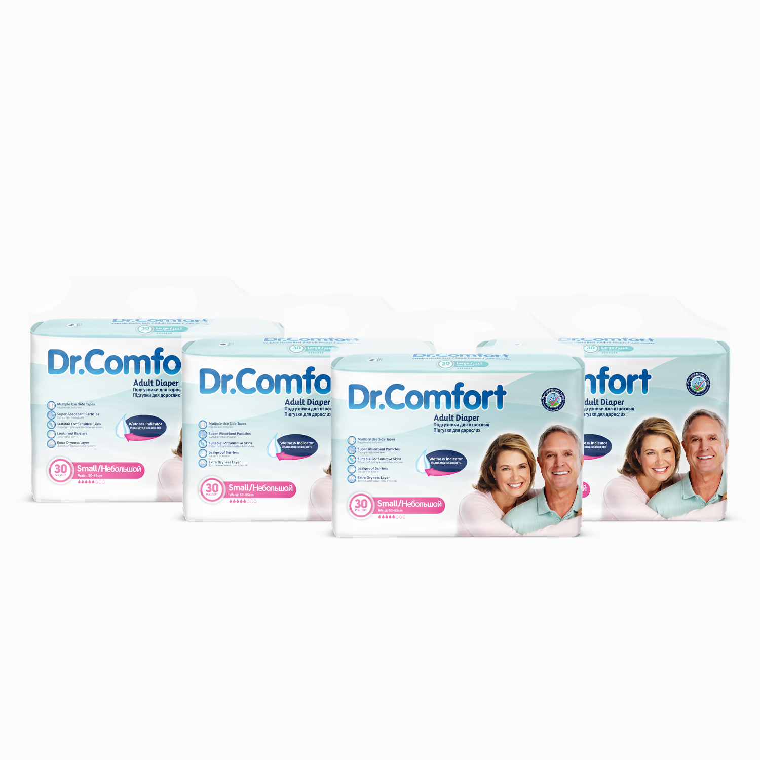 Dr.Comfort Yetişkin Bel Bağlamalı Hasta Bezi Small 30'lu 4 paket 120 adet